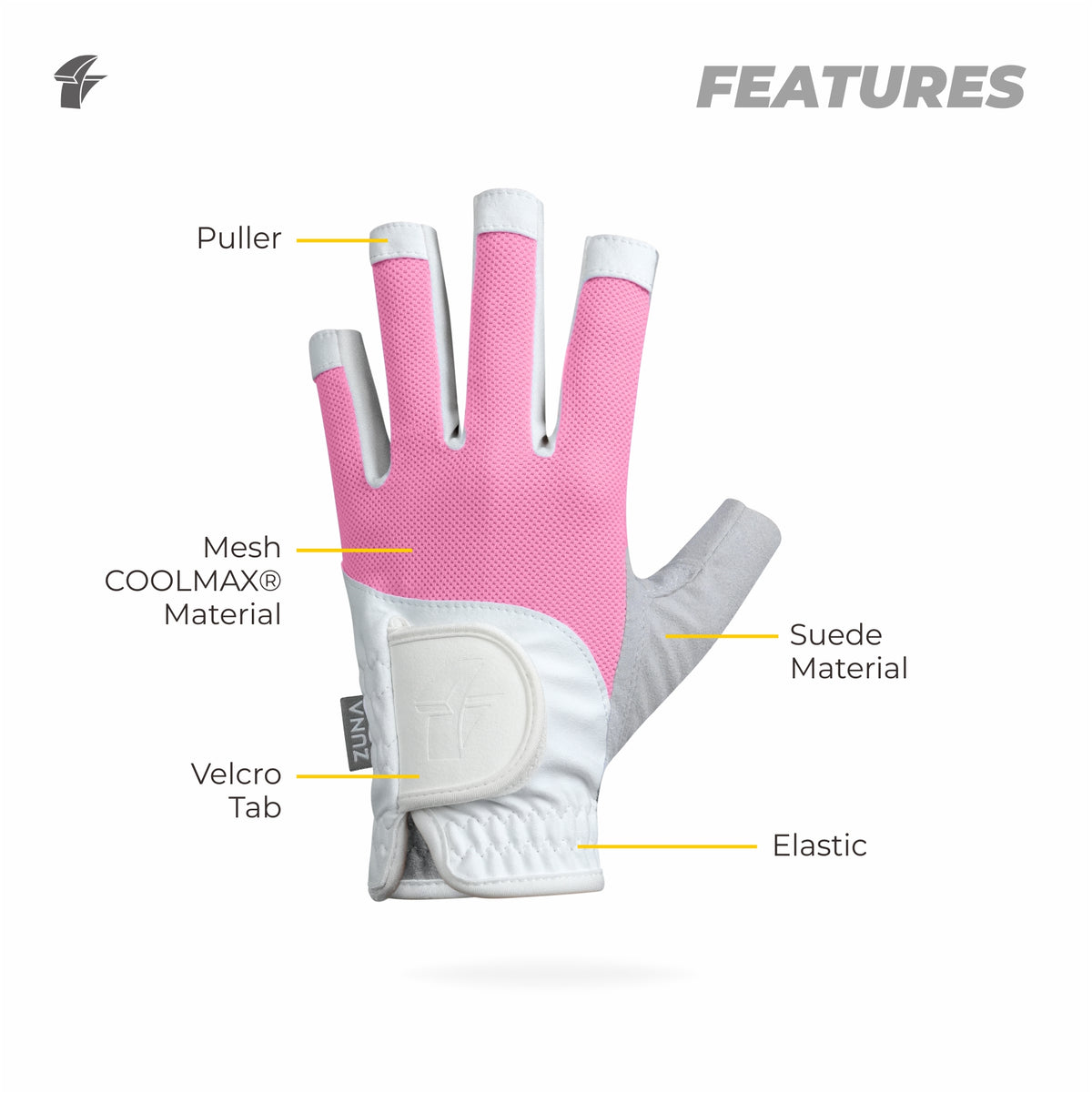 Ladies Airflex Golf Glove / Sarung Tangan Golf sebelah kiri / Anti Slip / Breathable Premium UV Protection