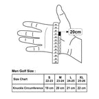 Zuna Gloves Men Eagle Golf Gloves / Sarung tangan Golf / Sebelah kiri / Anti Slip