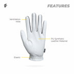 Zuna Gloves Men Eagle Golf Gloves / Sarung tangan Golf / Sebelah kiri / Anti Slip