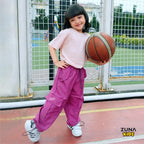Zuna Kids Oshea Active Wear Cargo Pants / Celana Kargo Serut Panjang Anak Tahan Air
