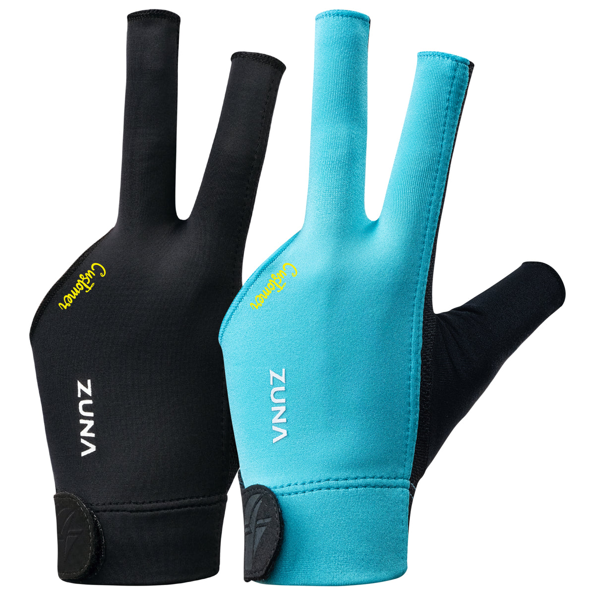 Customize Zuna Gloves Billiard Unisex Welly Half Finger