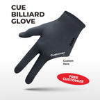 Customize Zuna Gloves Billiard Unisex Full Finger Cue - Sarung Tangan Billiard Custom Nama