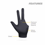Cue Full Finger Billiard Gloves