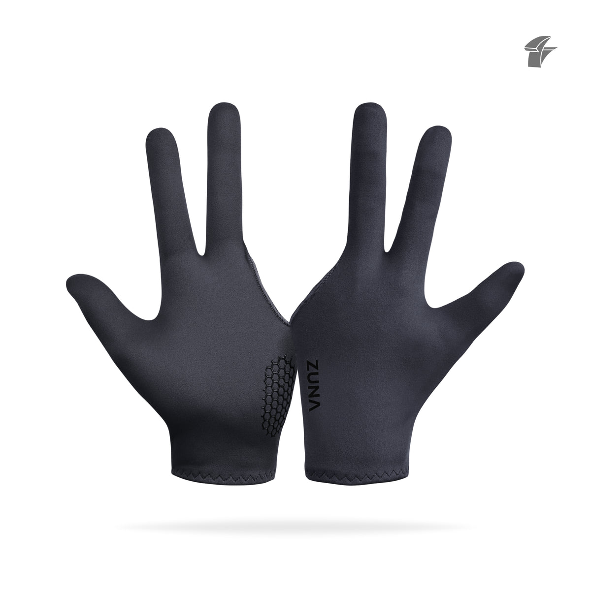 Customize Zuna Gloves Billiard Unisex Full Finger Cue - Sarung Tangan Billiard Custom Nama