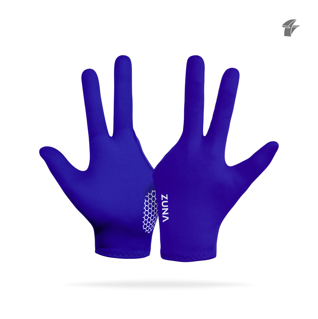 Customize Zuna Gloves Billiard Unisex Full Finger Cue - Sarung Tangan Billiard Custom Nama