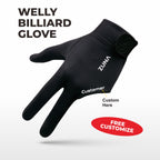 Customize Zuna Gloves Billiard Unisex Welly Full Finger
