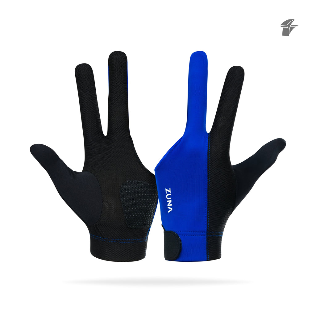 Customize Zuna Gloves Billiard Unisex Dezz Full Finger - Sarung Tangan Billiard Custom Nama