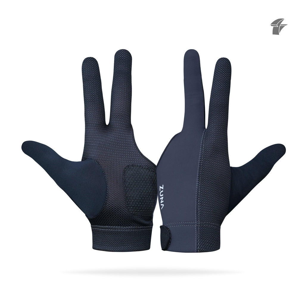Customize Zuna Gloves Billiard Unisex Dezz Full Finger - Sarung Tangan Billiard Custom Nama