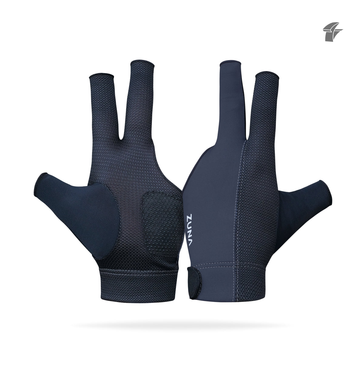 Customize Zuna Gloves Billiard Unisex Dezz Half Finger - Sarung Tangan Billiard Custom Nama