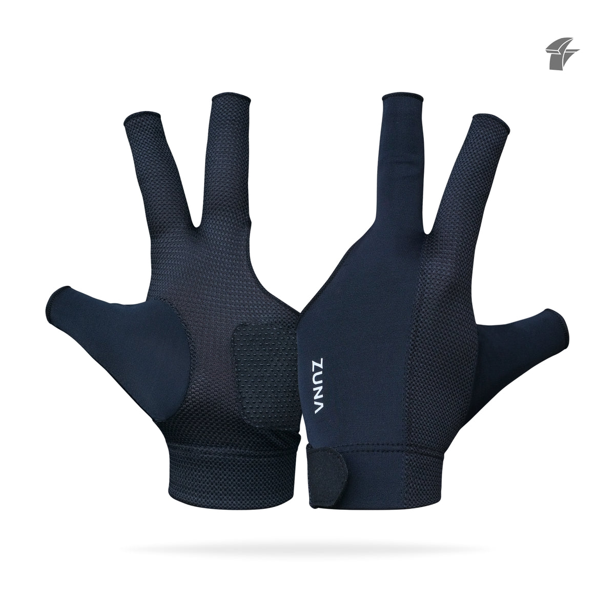 Customize Zuna Gloves Billiard Unisex Dezz Half Finger - Sarung Tangan Billiard Custom Nama