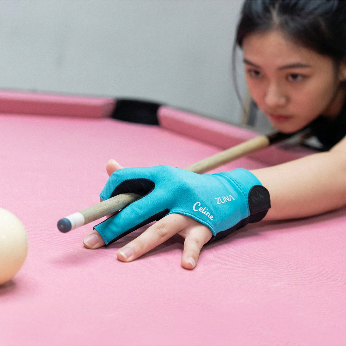 Customize Zuna Gloves Billiard Unisex Welly Half Finger