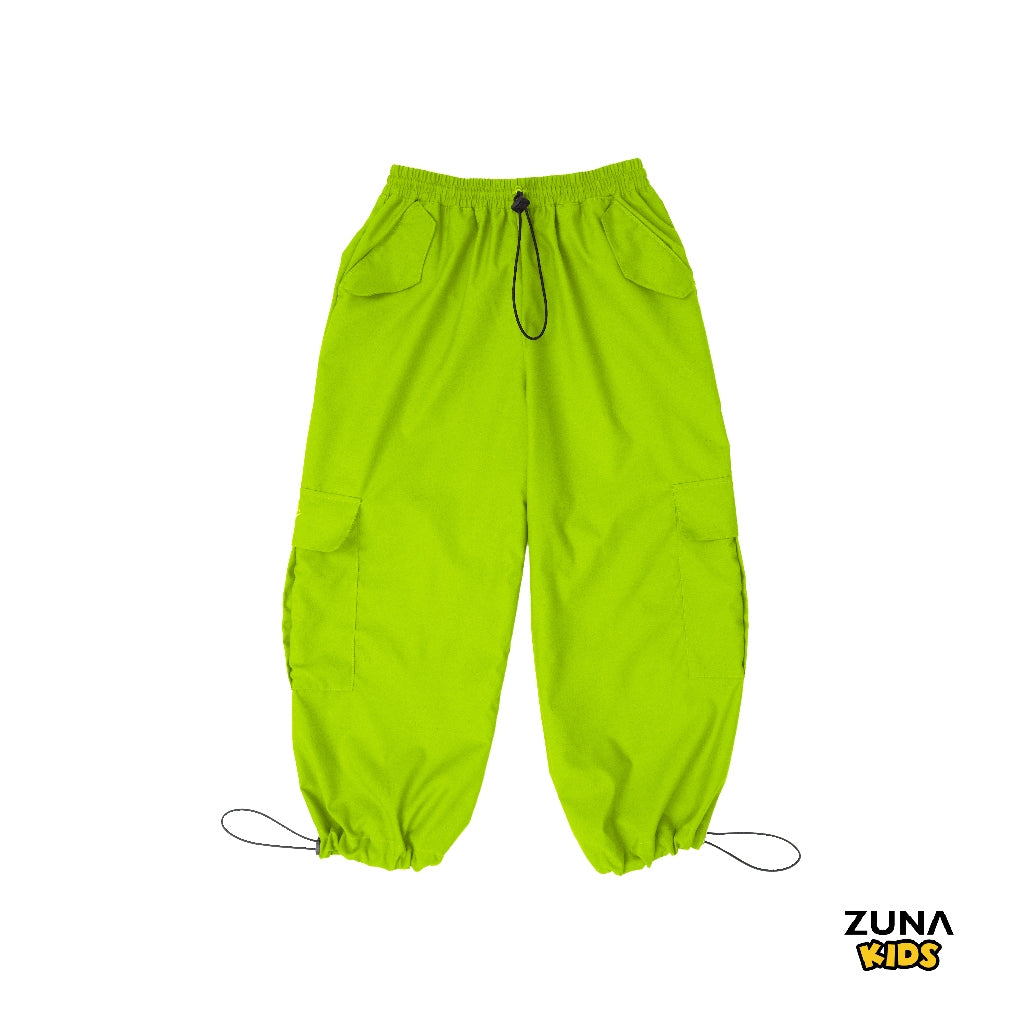Zuna Kids Oshea Active Wear Cargo Pants / Celana Kargo Serut Panjang Anak Tahan Air