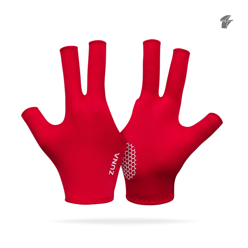 (Kanan) Zuna Gloves Billiard Half Finger Cue Sebelah Kanan