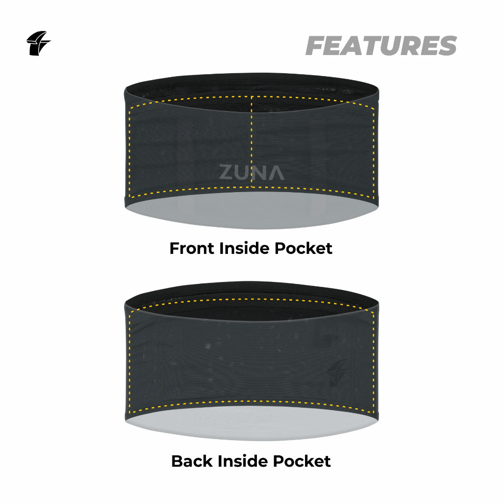 Zuna Running Belt Unisex Smith Tas Olahraga Lari Waist Belt
